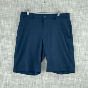 Slazenger Mens Size 34 golf shorts navy blue 1658